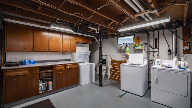 132 N Eagle St, Oshkosh, WI 54902 - basement with independent washer and dryer