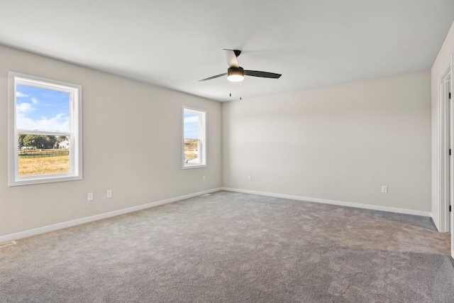 N6220 Blarney Stone Dr Unit 53, Albany, WI 53520 - carpeted spare room with ceiling fan and baseboards