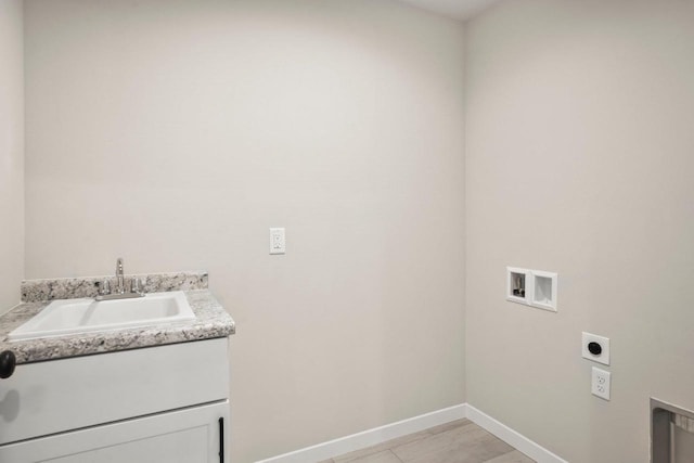 N6220 Blarney Stone Dr Unit 53, Albany, WI 53520 - laundry area with hookup for an electric dryer, washer hookup, and cabinet space