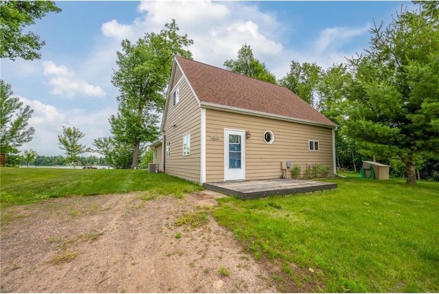 1674 W White Ash Dr, Balsam Lake, WI 54810 - garage featuring a shed