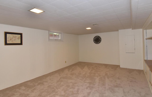 2744 N Lefeber Ave, Wauwatosa, WI 53210 - below grade area with light colored carpet