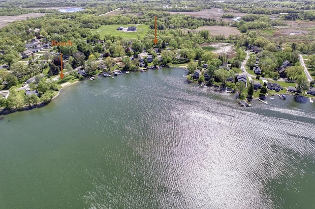 11811 213th Ave, Bristol, WI 53104 - aerial view of property's location with a nearby body of water