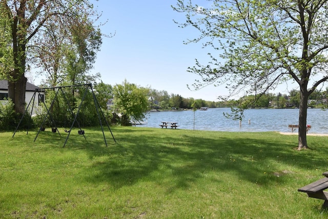 11811 213th Ave, Bristol, WI 53104 - view of green lawn with a water view