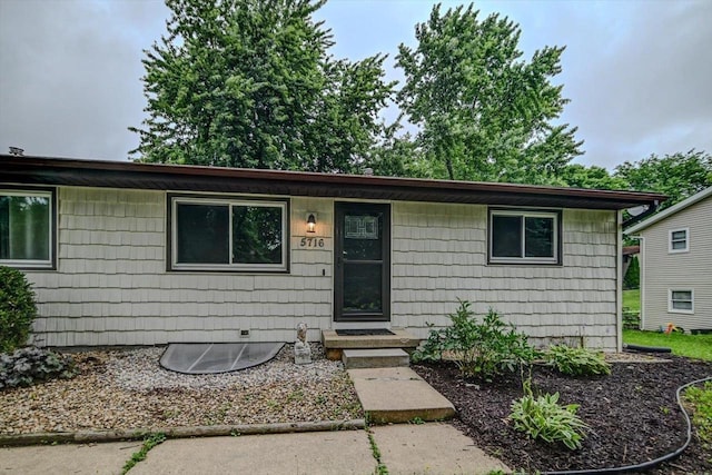 5716 Sauk Ln, Mcfarland, WI 53558 - view of ranch-style house