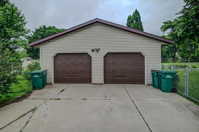 5716 Sauk Ln, Mcfarland, WI 53558 - view of detached garage