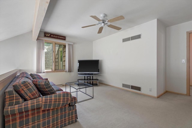 36 Stonewood Ct Unit 36, Wind Point, WI 53402 - carpeted living area featuring ceiling fan and baseboards