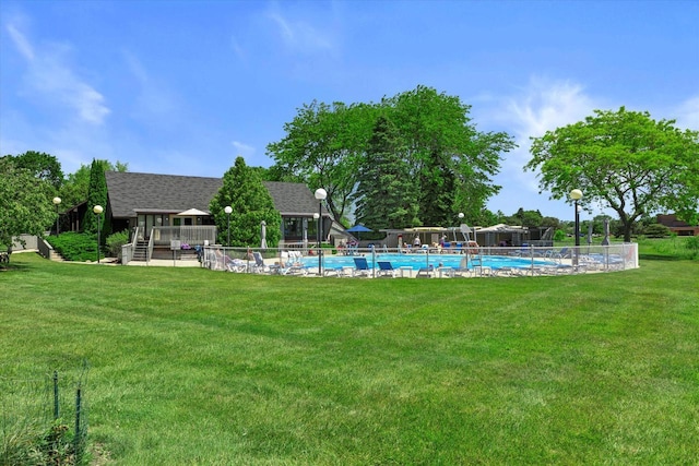 36 Stonewood Ct Unit 36, Wind Point, WI 53402 - community pool featuring a wooden deck