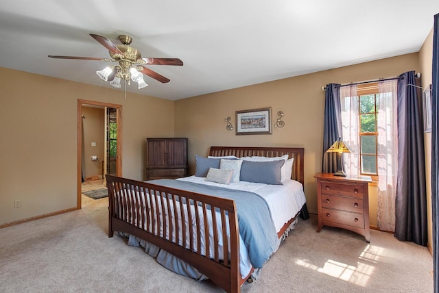 1948 Field Cliffe Dr, Richfield, WI 53076 - bedroom with carpet floors and a ceiling fan
