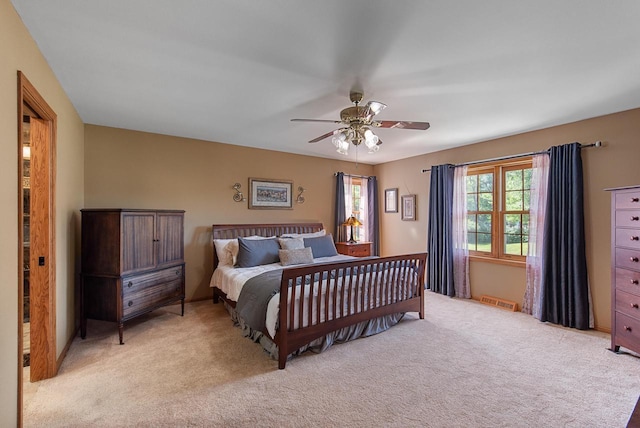 1948 Field Cliffe Dr, Richfield, WI 53076 - bedroom featuring light carpet and a ceiling fan