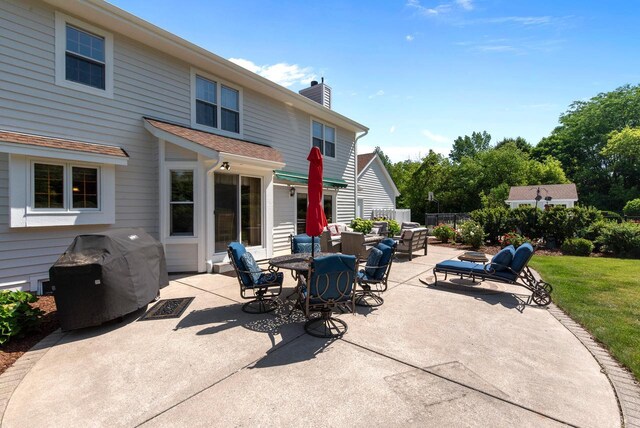 1948 Field Cliffe Dr, Richfield, WI 53076 - view of patio / terrace with area for grilling, outdoor lounge area, and outdoor dining area