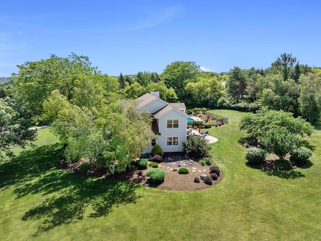 1948 Field Cliffe Dr, Richfield, WI 53076 - view of subject property featuring a heavily wooded area