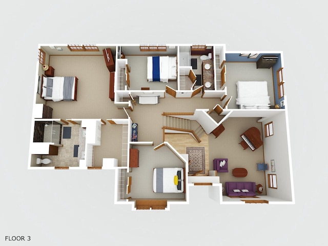 1948 Field Cliffe Dr, Richfield, WI 53076 - view of floor plan / room layout