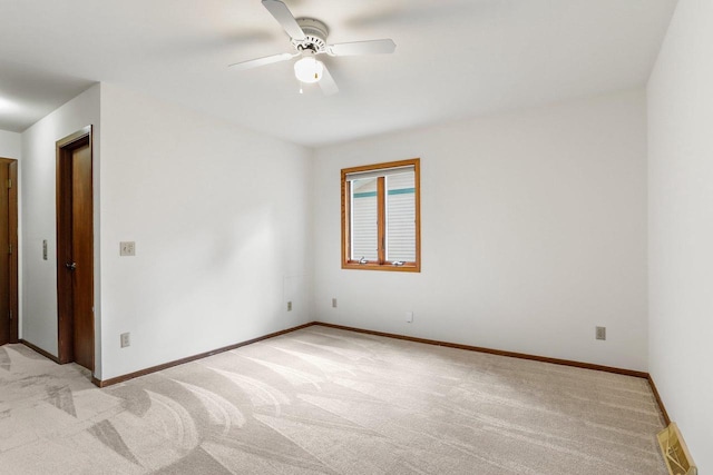 2806 Mckenna Blvd, Madison, WI 53719 - empty room featuring ceiling fan and light colored carpet
