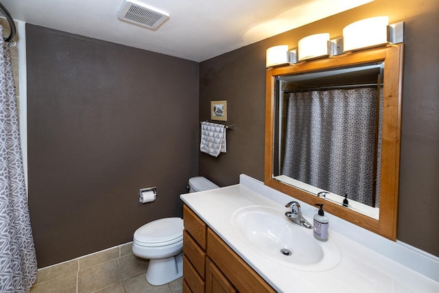 1882 Davis Ln, Waukesha, WI 53189 - full bathroom with vanity, tile patterned floors, and curtained shower