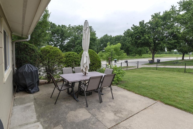 1882 Davis Ln, Waukesha, WI 53189 - view of patio / terrace featuring a grill and outdoor dining area