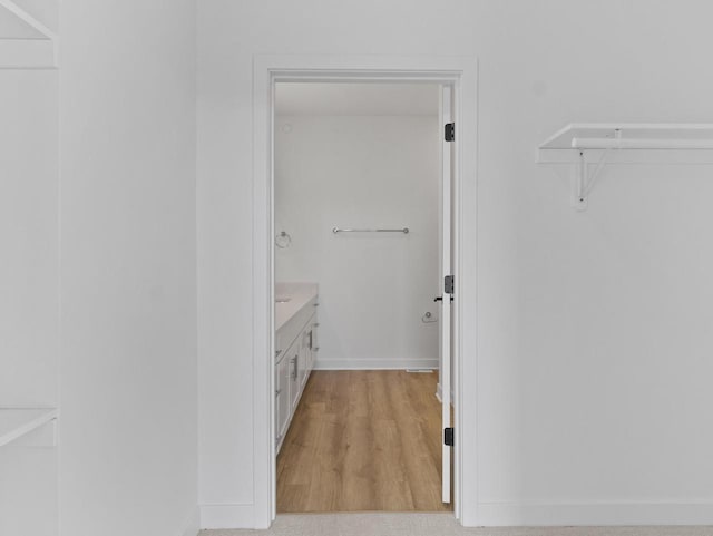 4199 E Hemlock Dr Unit 108, Oak Creek, WI 53154 - walk in closet featuring light wood finished floors