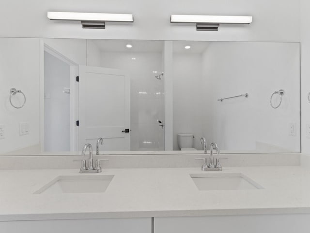 4199 E Hemlock Dr Unit 108, Oak Creek, WI 53154 - full bathroom with double vanity and a shower