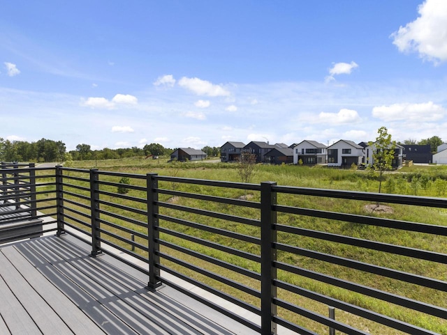 4199 E Hemlock Dr Unit 108, Oak Creek, WI 53154 - wooden deck featuring a residential view
