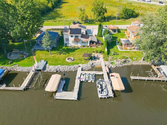 442 E Richardson Springs Rd, Edgerton, WI 53534 - bird's eye view of a nearby body of water