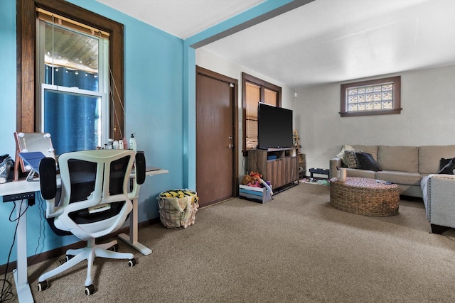 2147 S 71st St, West Allis, WI 53219 - living room with light colored carpet