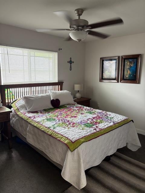 1965 N Windsor Ave, Cottage Grove, WI 53527 - bedroom featuring a ceiling fan and baseboards