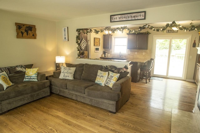 2563 S 91st St, West Allis, WI 53227 - living area featuring wood finished floors