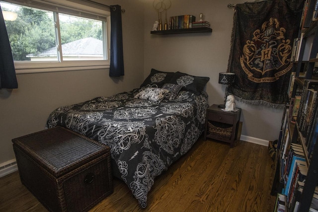 2563 S 91st St, West Allis, WI 53227 - bedroom featuring wood finished floors and baseboards