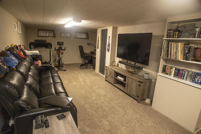 2563 S 91st St, West Allis, WI 53227 - living area with carpet flooring and a desk