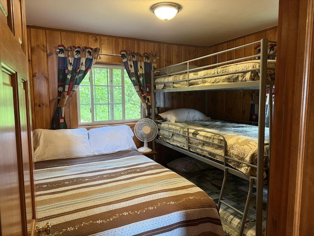 W6020 Northern Lights Cir Unit 7, Tomahawk, WI 54487 - bedroom with wood walls