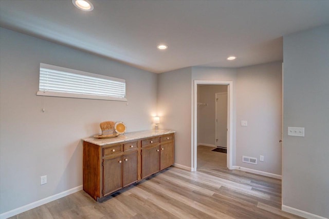 615 Prospect Rd, Waunakee, WI 53597 - hall with light wood finished floors and recessed lighting