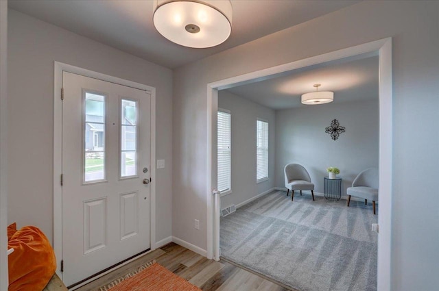 615 Prospect Rd, Waunakee, WI 53597 - entrance foyer featuring baseboards and wood finished floors
