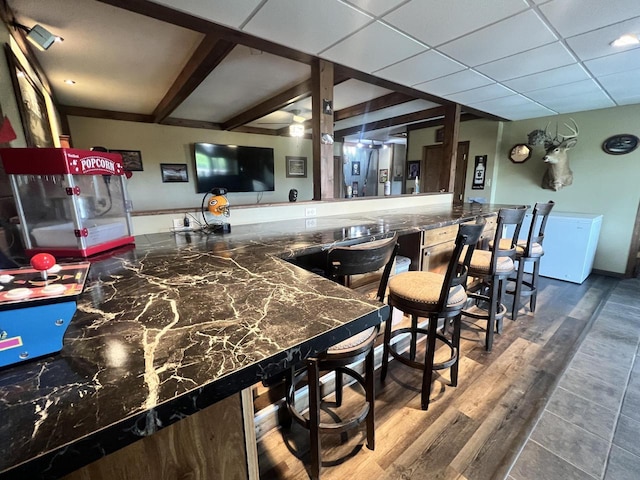 E3577 US Highway 14, Coon Valley, WI 54623 - kitchen with wood finished floors