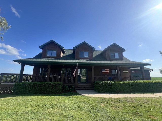E3577 US Highway 14, Coon Valley, WI 54623 - view of front of house featuring a front lawn and a porch
