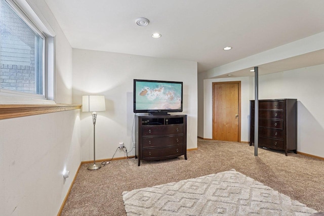 5538 Galway Dr, Waunakee, WI 53597 - bedroom featuring carpet flooring and recessed lighting