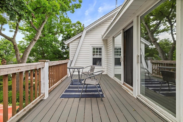 415 S Lake Shore Dr, Lake Geneva, WI 53147 - view of wooden deck