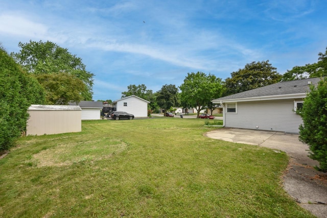 1232 Lambeth Rd, Waukesha, WI 53189 - view of green lawn with a storage unit