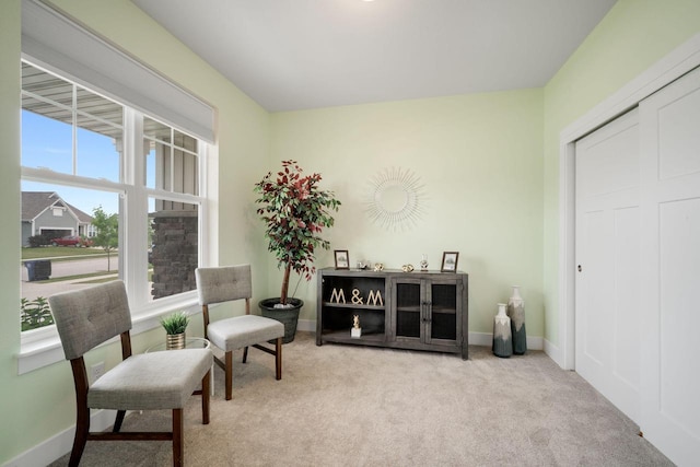 520 Meadow View Dr, Slinger, WI 53086 - sitting room featuring carpet