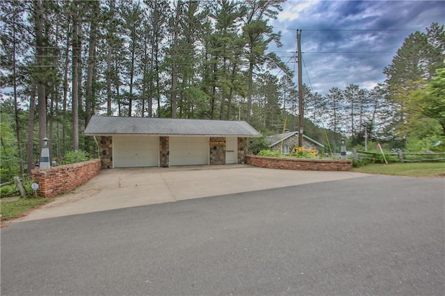 N9988 Mohawksin, Tomahawk, WI 54487 - view of detached garage