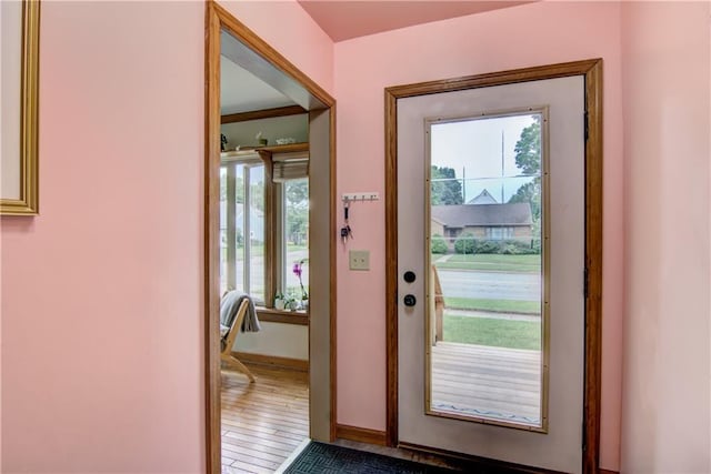 1418 Keith St, Eau Claire, WI 54701 - doorway featuring baseboards