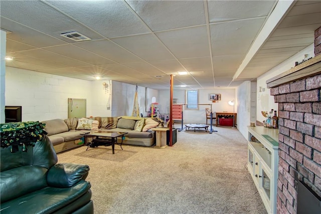 1418 Keith St, Eau Claire, WI 54701 - living area with carpet flooring