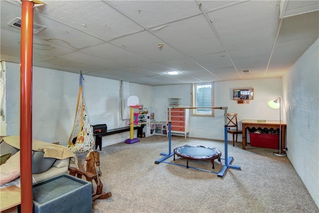 1418 Keith St, Eau Claire, WI 54701 - exercise room with carpet