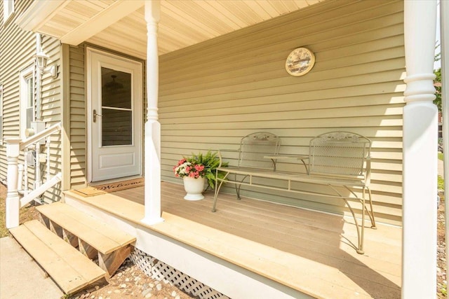 117 6th St, Nekoosa, WI 54457 - deck featuring entry steps