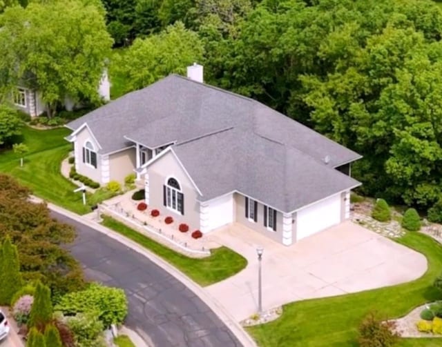 1706 Ashlawn Ln, Waunakee, WI 53597 - aerial view of property and surrounding area