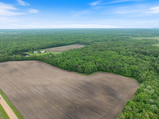 7269 County Road V, Marshfield, WI 54449 - aerial view of a heavily wooded area