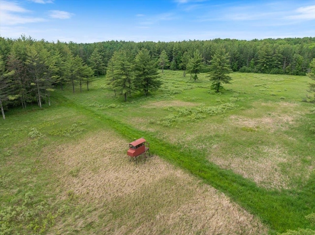 7269 County Road V, Marshfield, WI 54449 - aerial view of sparsely populated area with a forest