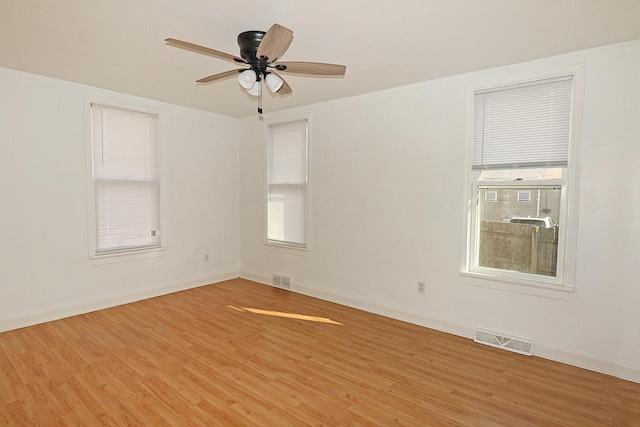 1416 Michigan Ave Unit 1416A, Sheboygan, WI 53081 - spare room with wood finished floors and ceiling fan