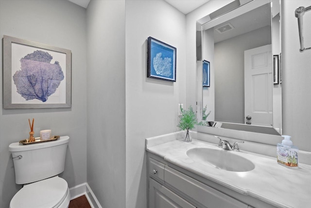 9848 N Lamplighter Ln, Mequon, WI 53092 - half bathroom with vanity and toilet