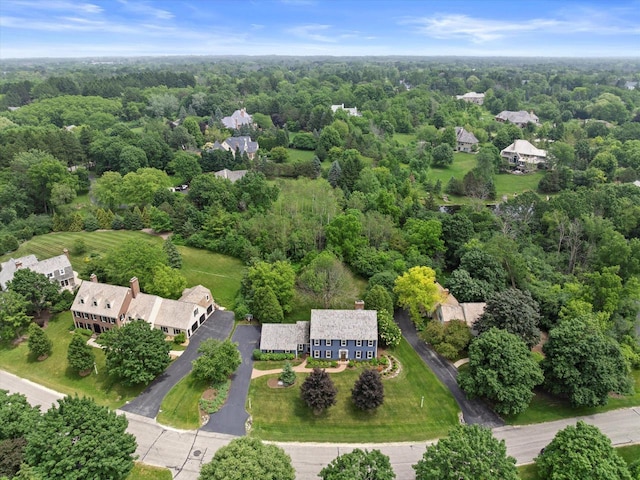 9848 N Lamplighter Ln, Mequon, WI 53092 - drone / aerial view of a forest