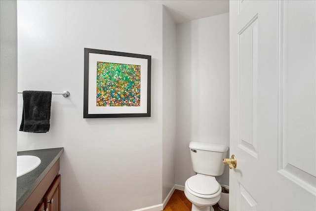 110985 Candlewood Ct, Marshfield, WI 54449 - bathroom with vanity and wood finished floors