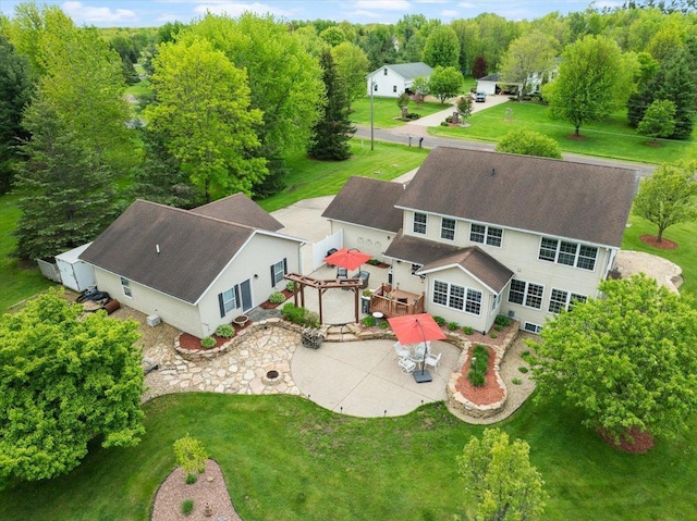 110985 Candlewood Ct, Marshfield, WI 54449 - view from above of property